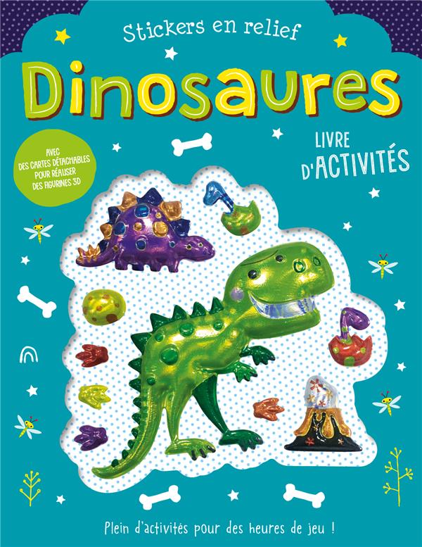 Stickers en relief : dinosaures - flash vidéo