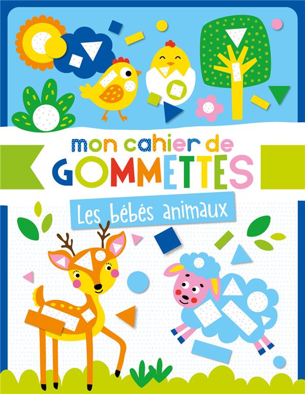 Mon cahier de gommettes : les bébés animaux - flash vidéo