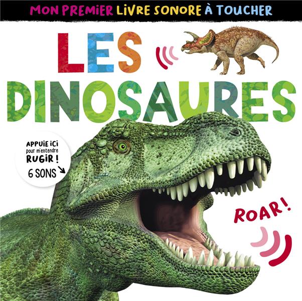 Mon premier livre sonore à toucher : les dinosaures - flash vidéo