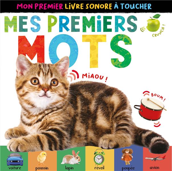 Mon premier livre sonore à toucher : mes premiers mots - flash vidéo