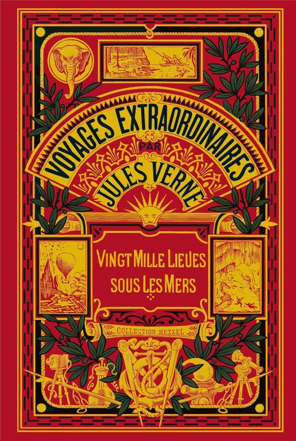 Voyages extraordinaires par Jules Verne ; vingt mille lieues sous les mers