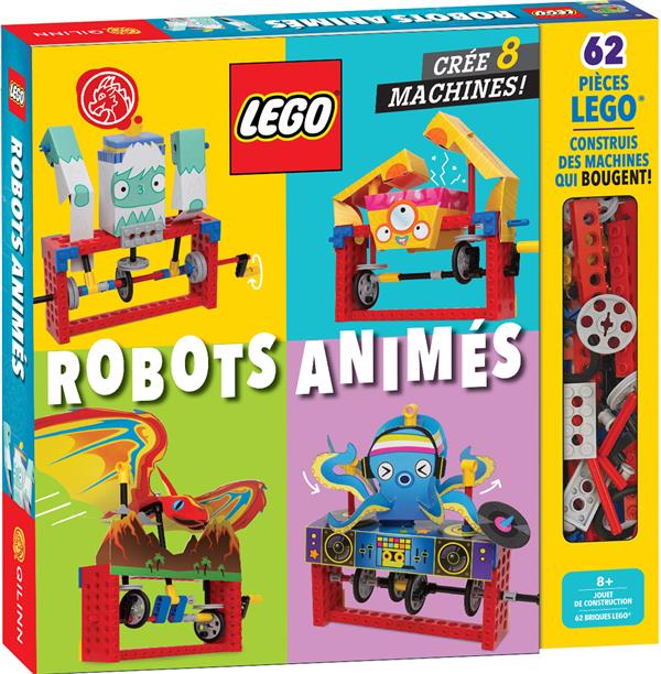 Lego : robots animés : construis, invente, joue !