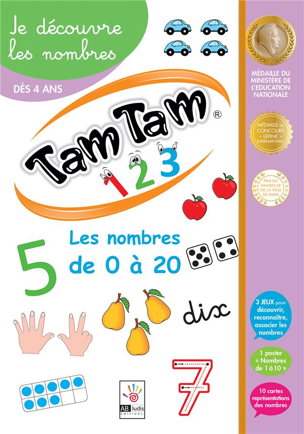 Tam Tam 1 2 3 ; je découvre les nombres ; le meilleur documentaire du monde - jouet - flash vidéo