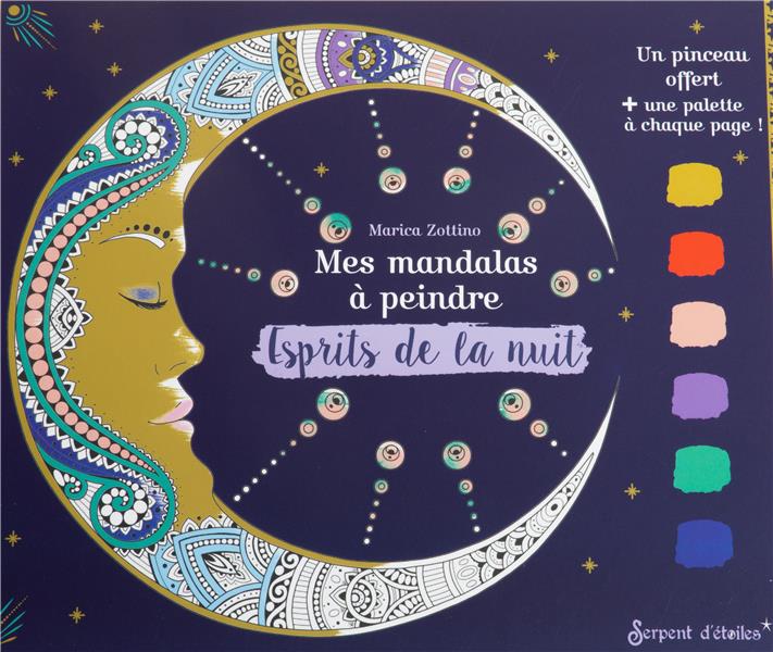 Mes mandalas à peindre : esprits de la nuit - flash vidéo