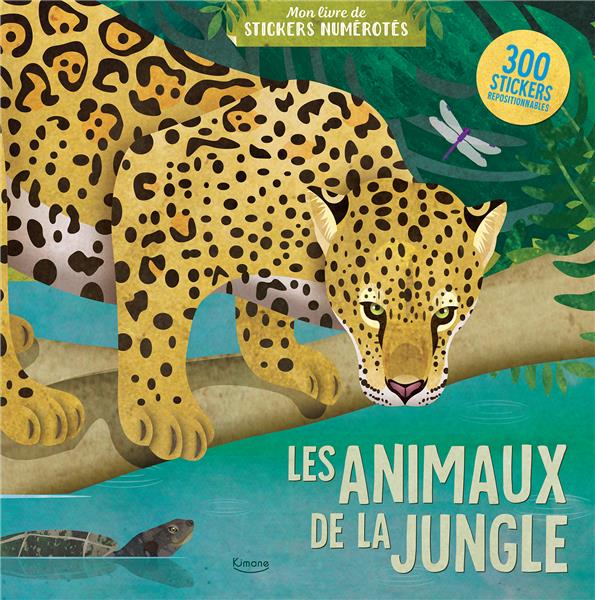 Mon livre de stickers numérotés : les animaux de la jungle - flash vidéo