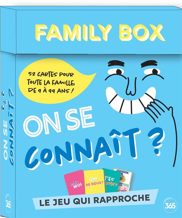 On se connait ? le jeu qui rapproche : 52 cartes a jouer en famille - flash vidéo