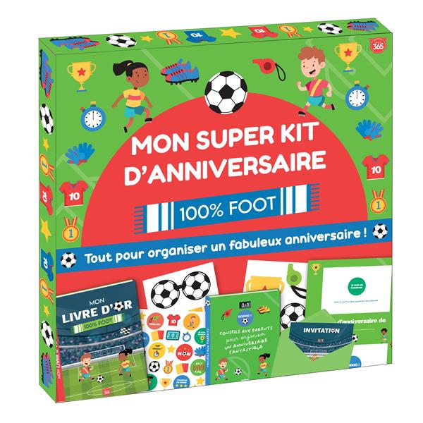 Mon super kit d'anniversaire 100% foot : tout pour organiser un fabuleux anniversaire ! - flash vidéo