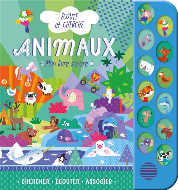 écoute et cherche, 12 boutons sonores : animaux - flash vidéo