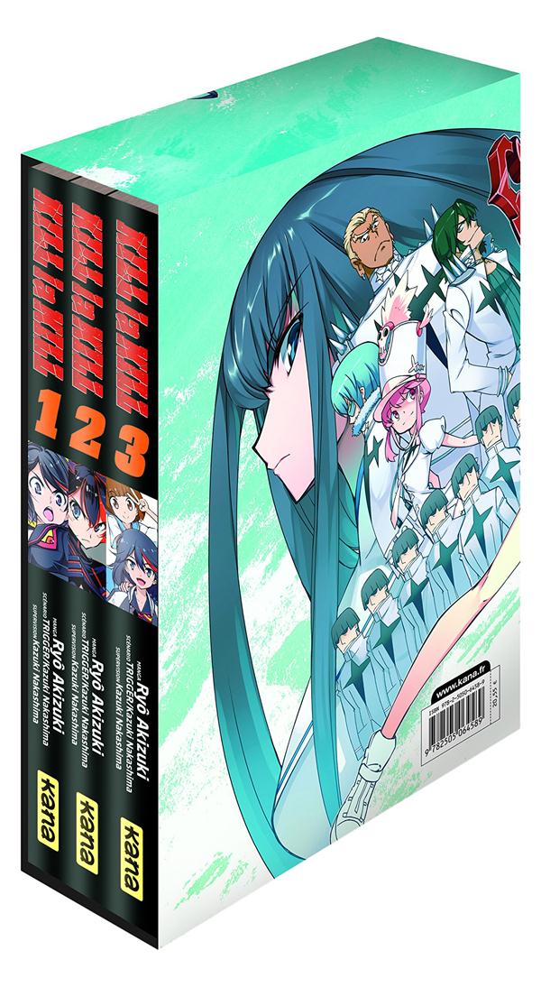 Kill la kill t.1 à t.3 ; coffret - flash vidéo