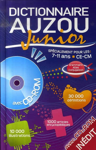 Dictionnaire auzou junior ; 7-11 ans ; ce-cm - flash vidéo
