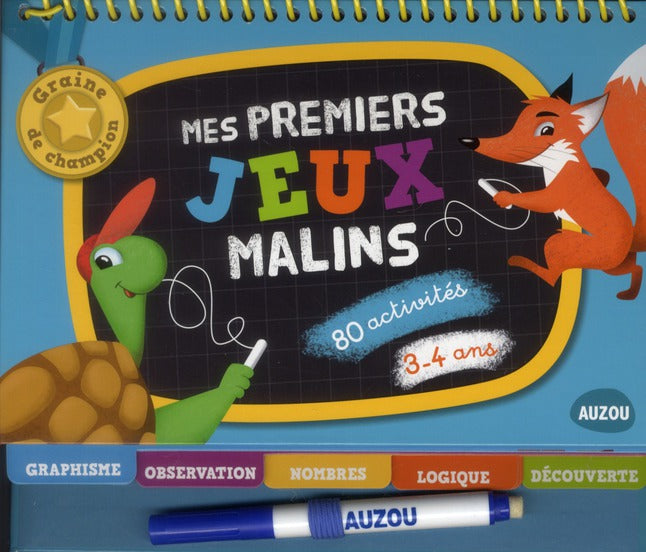 Mes premiers jeux malins ; graines de champions ; 3-4 ans - flash vidéo