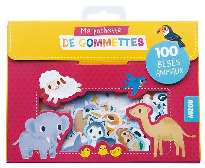 Ma pochette de gommettes : 100 gommettes bébés animaux - flash vidéo