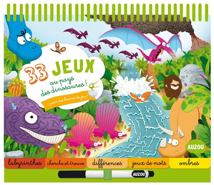 33 jeux au pays des dinosaures ! - flash vidéo