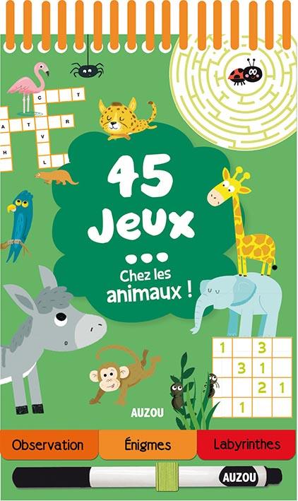 45 jeux : chez les animaux ! - flash vidéo