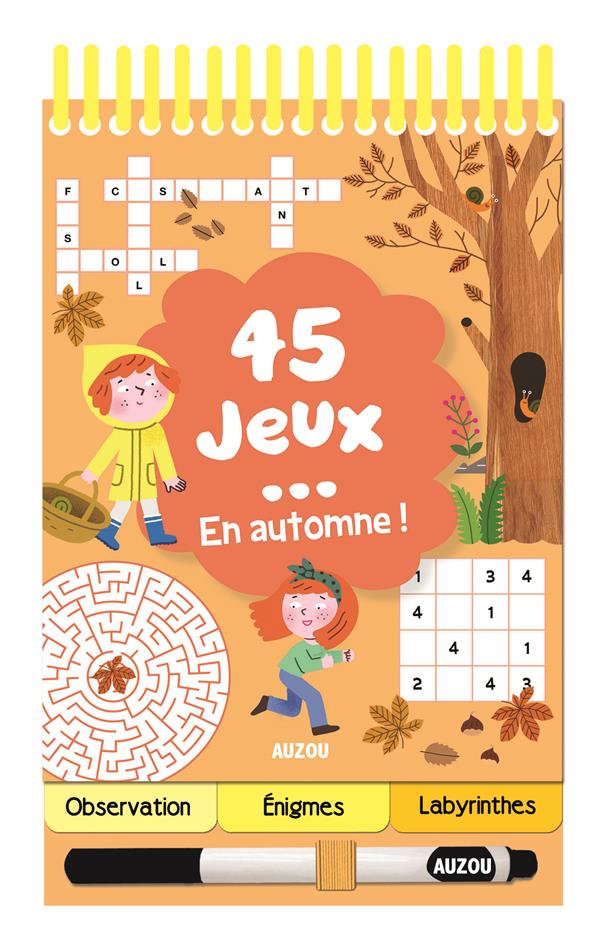 45 jeux : en automne ! - flash vidéo