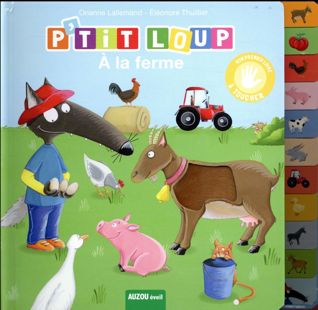 P'tit Loup à la ferme ; mon premier livre à toucher - flash vidéo