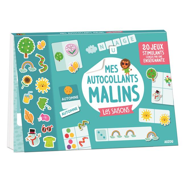 Mes autocollants malins ; les saisons - flash vidéo