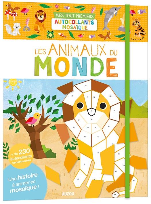Mes tout premiers autocollants mosaïques : les animaux du monde - flash vidéo