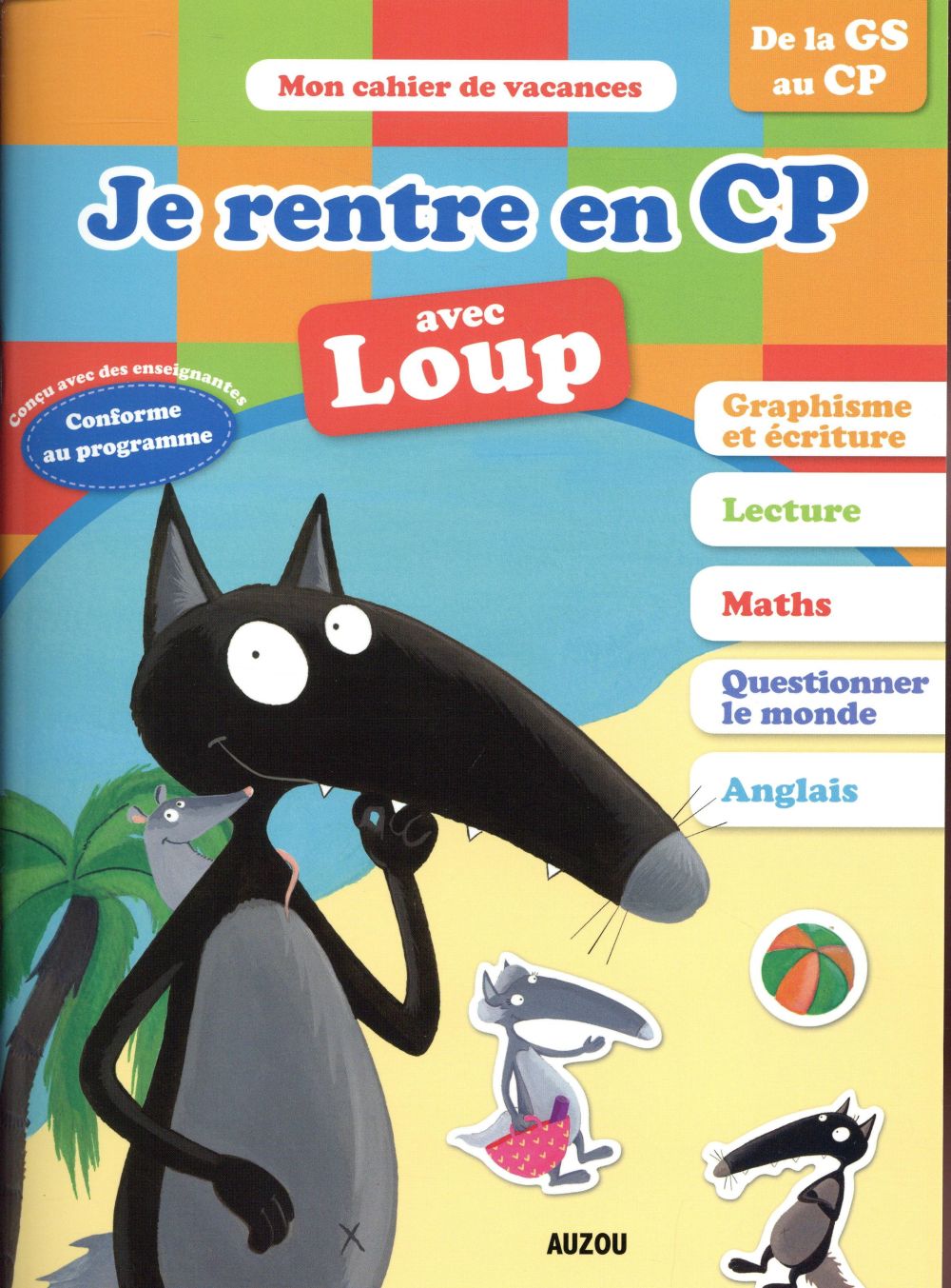 Cahier de vacances : je rentre en CP avec Loup ; de la GS au CP - flash vidéo