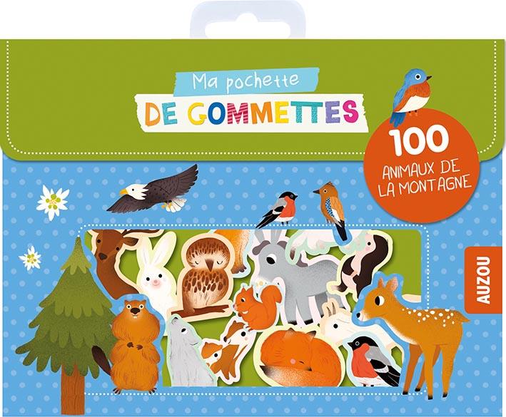 Ma pochette de gommettes : 100 animaux de la montagne - flash vidéo