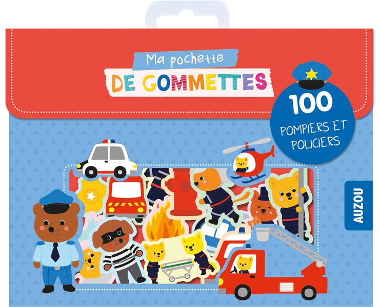 Ma pochette de gommettes : 100 pompiers et policiers - flash vidéo