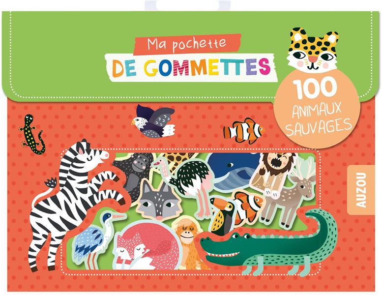 Ma pochette de gommettes : 100 animaux sauvages - flash vidéo