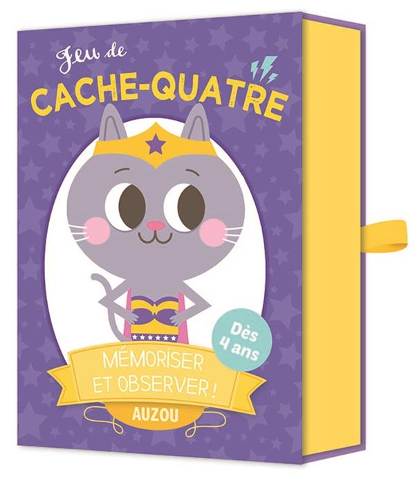 Mon jeu du cache-quatre ; mémoriser et observer ! - flash vidéo