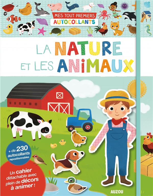 Mes tout premiers autocollants ; la nature et les animaux - flash vidéo