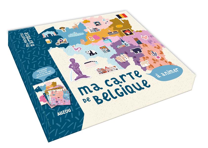 Ma carte de Belgique à animer - flash vidéo