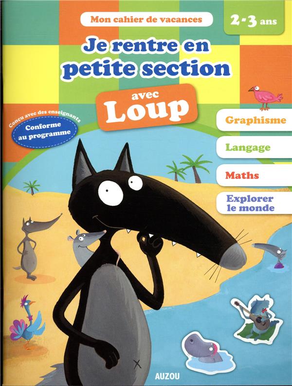 Cahier de vacances : je rentre en petite section avec Loup - flash vidéo
