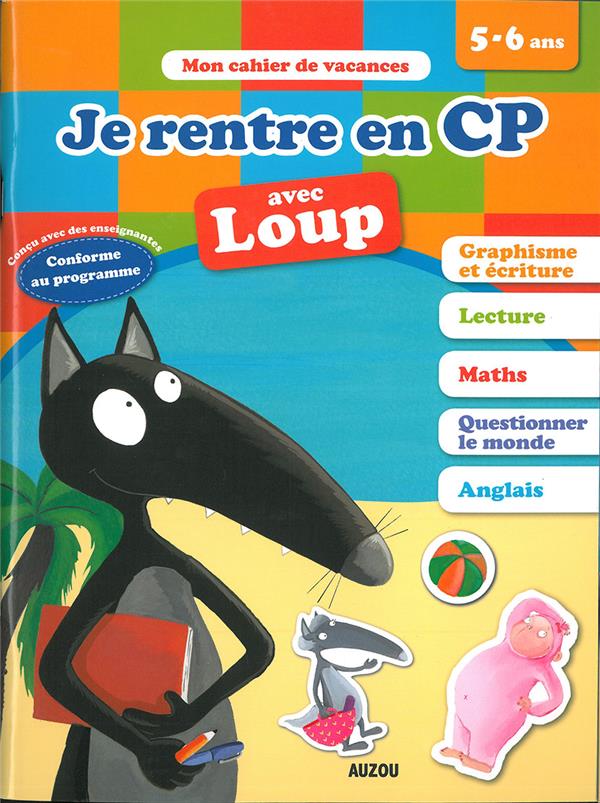 Cahier de vacances : anglais ; je rentre en CP avec Loup - flash vidéo