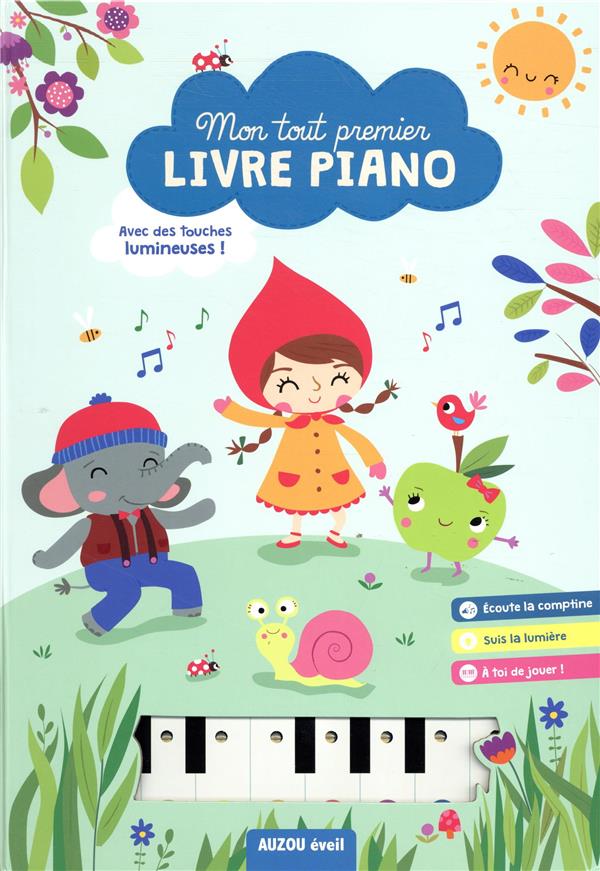 Mon tout premier livre piano ; avec des touches lumineuses ! - flash vidéo