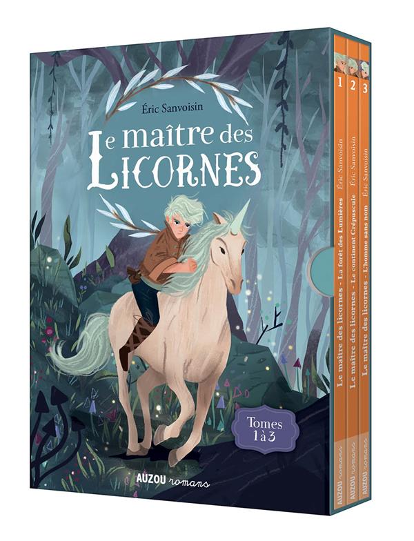Le maître des licornes : coffret Tomes 1 à 3 : la forêt des lumières ; le continent Crépuscule ; l'homme sans nom - flash vidéo