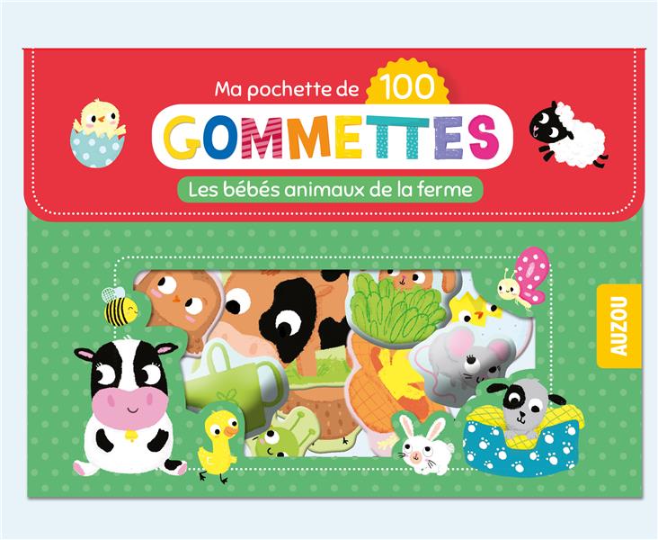 Ma pochette de gommettes : les bébés animaux de la ferme - flash vidéo