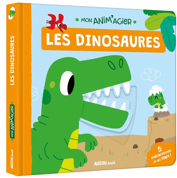 Mon anim'agier : les dinosaures ; 5 mécanismes et des flaps ! - flash vidéo