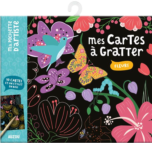 Mes cartes à gratter ; fleurs - flash vidéo