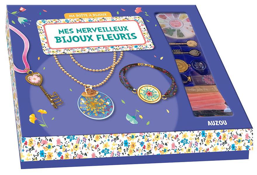 Ma boîte à bijoux ; mes jolis bijoux en fleurs séchées - flash vidéo