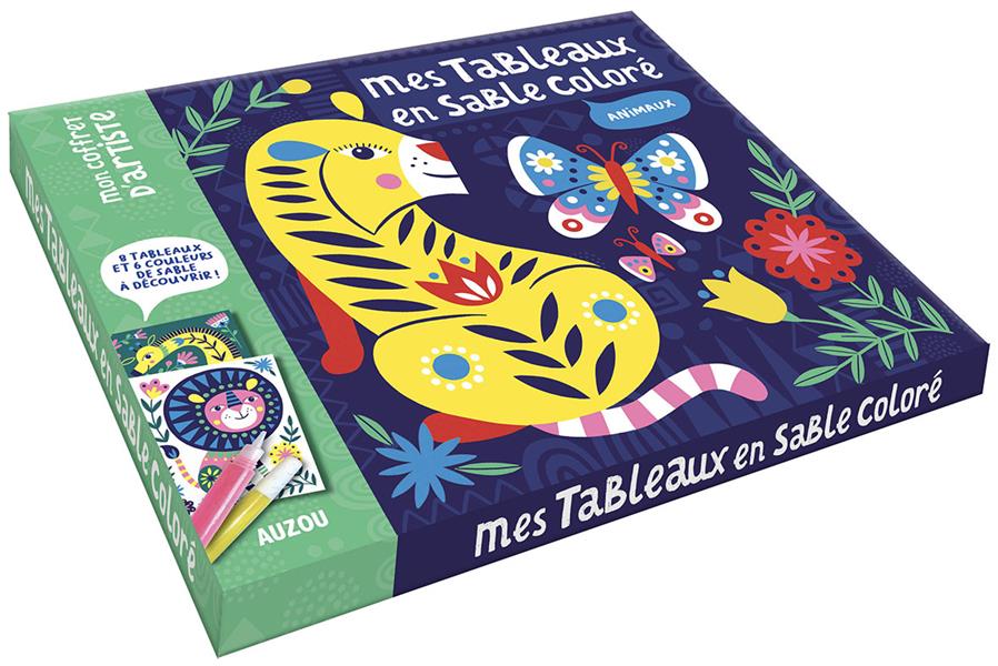 Mes tableaux en sable coloré ; animaux - flash vidéo