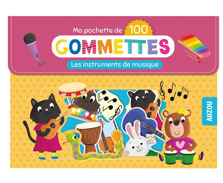 Ma pochette de gommettes : les instruments de musique - flash vidéo