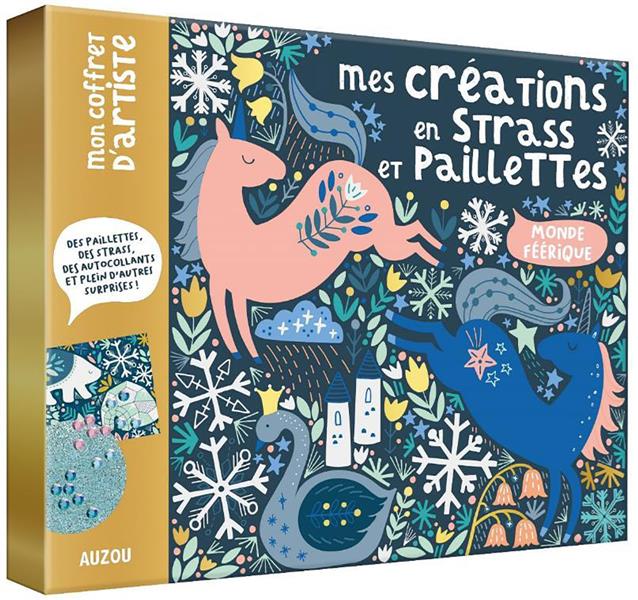 Mes créations en strass et paillettes ; monde féérique - flash vidéo