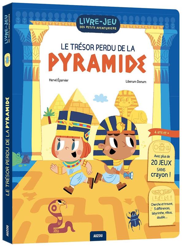 Livre-jeux des petits aventuriers - le tresor perdu de la pyramide - flash vidéo