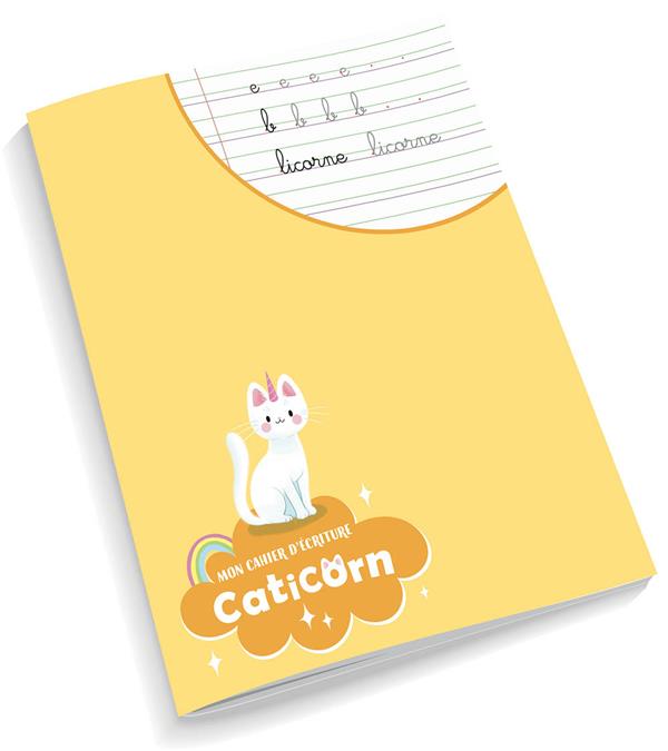 Petit cahier d'écriture : Caticorn - flash vidéo