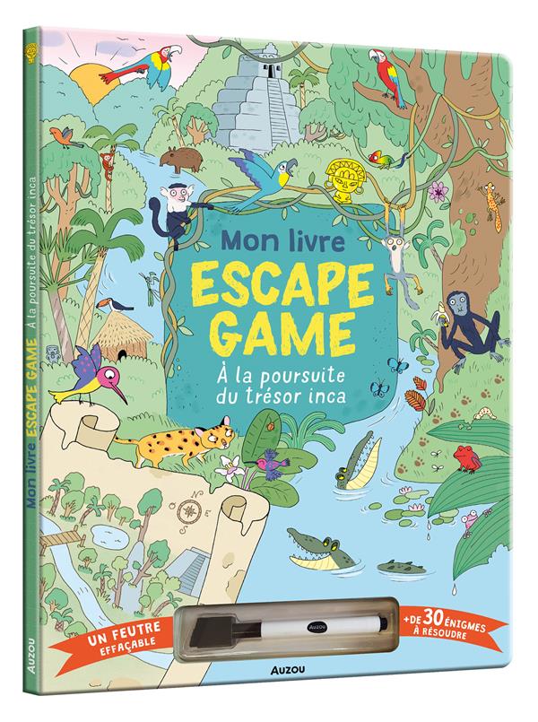 Mon livre escape game : à la poursuite du trésor inca - flash vidéo