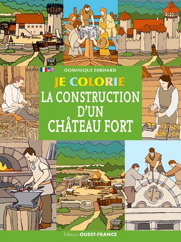 Je colorie la construction d'un château fort - flash vidéo