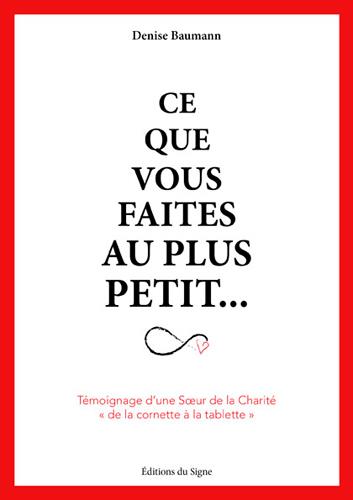 Ce que vous faites au plus petit... témoignage d'une soeur de la Charité - flash vidéo