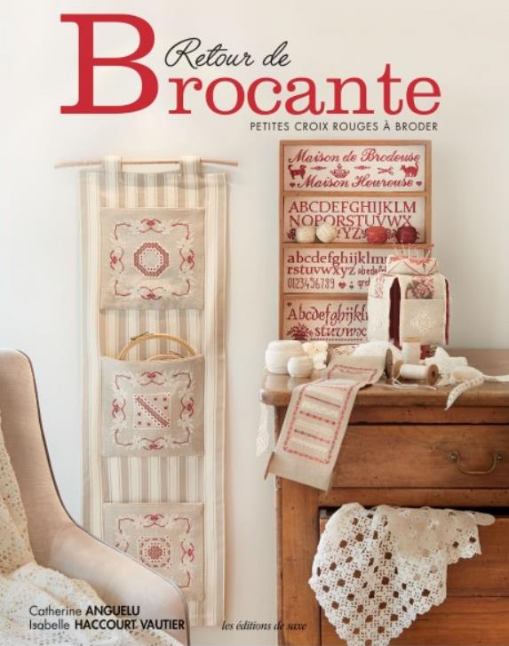 Retour de brocante ; petites croix à broder - flash vidéo