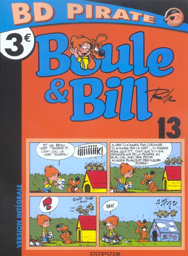 Boule & Bill Tome 13 : carnet de Bill