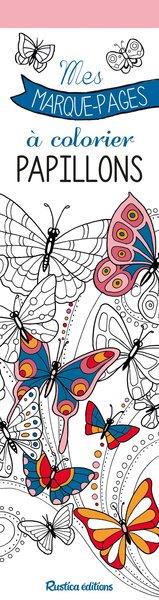 Mes marques-pages à colorier : papillons - flash vidéo