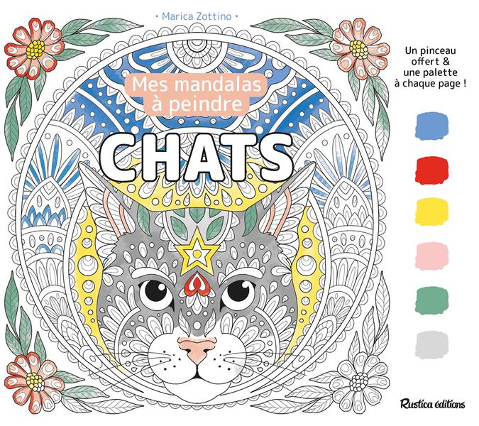 Mandalas à peindre : chats - flash vidéo