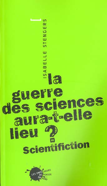La guerre des sciences aura-t-elle lieu ? scientifiction - flash vidéo